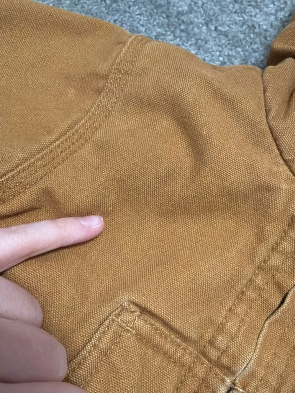 Carhartt Brown Hooded Baby Jacket